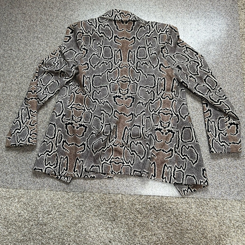 Cabi King Cobra Jacket Python Snake Print Blazer … - image 3